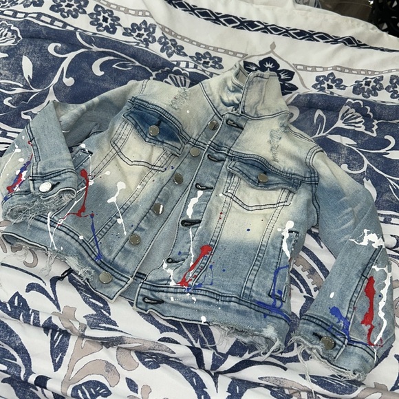 Denim Jean Jacket Pants Set - Picture 4 of 5